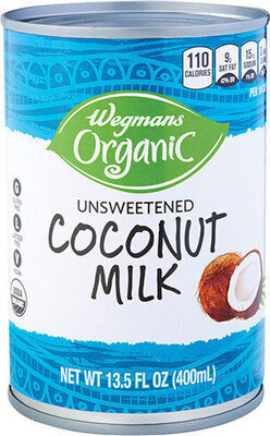 Unsweetened Coconut Milk, Unsweetened