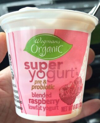 Raspberry Blended Lowfat Super Yogurt, Raspberry
