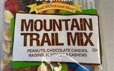 Mountain Trail Mix Peanuts, Chocolate Candies, Raisins, Almonds & Cashews, Mountain Trail Mix