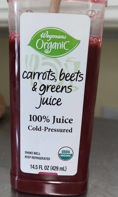 Carrots, Beets & Greens Juice, Carrots, Beets & Greens