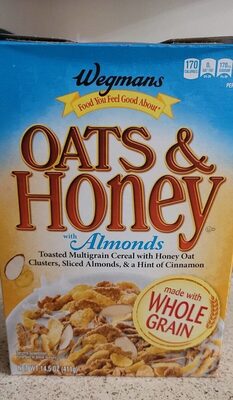 Oats & Hoeny With Almonds, Almonds
