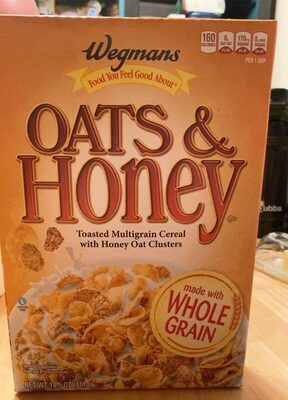 Oats & Honey Toasted Multigrain Cereal With Honey Oat Clusters, Oats & Honey