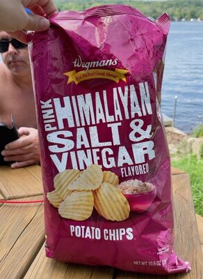 Pink Himalayan Salt & Vinegar Flavored Potato Chips, Pink Himalayan Salt & Vinegar
