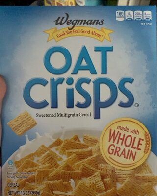 Oat Crisps Sweetened Multigrain Cereal, Oat Crisps