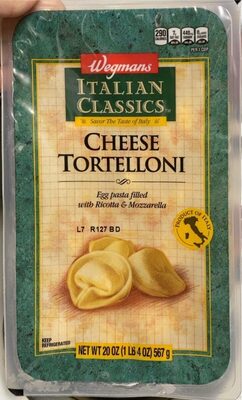 Cheese Tortelloni Egg Pasta Filled With Ricotta & Mozzarella, Cheese Tortelloni