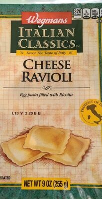 Cheese Ravioli Egg Pasta Filled With Ricotta, Cheese Ravioli
