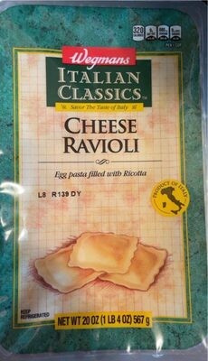 Cheese Ravioli Egg Pasta Filled With Ricotta, Cheese Ravioli