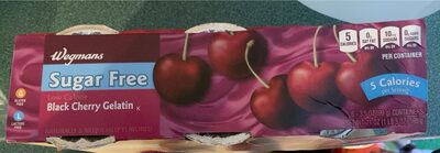 Black Cherry Sugar Free Gelatin, Black Cherry