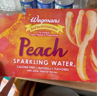 Peach Sparkling Water, Peach