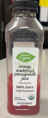 Taste Of Holiday A Blend Of Orange, Cranberry & Pomegranate Juices And Cinnamon, Orange, Cranberry & Pomegranate, Cinnamon