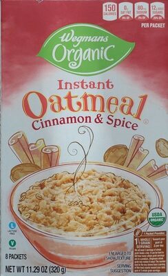 Cinnamon & Spice Instant Oatmeal, Cinnamon & Spice