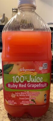 Ruby Red Grapefruit 100% Juice From Concentrate, Ruby Red Grapefruit
