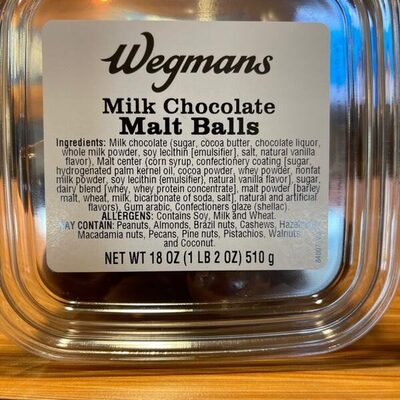 Milk Chocolate Malt Balls, Milk Chocolate
