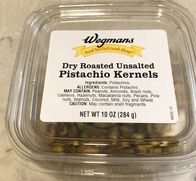 Dry Roasted Unsalted Pistachio Kernels, Dry Roasted Unsalted