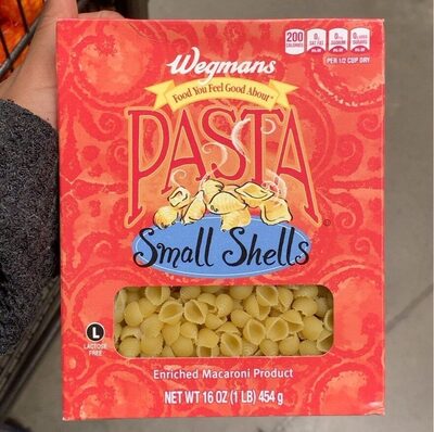 Enriched Macaroni Product Pasta, Small Shells