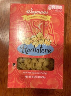 Enriched Macaroni Product, Radiatore