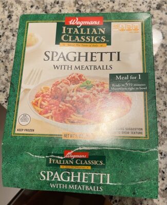 Italian Classics Spaghetti With Meatballs