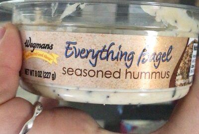 Everything Bagel Seasoned Hummus, Everything Bagel