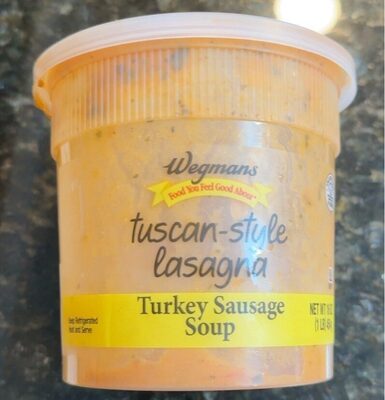 Tuscan-Style Lasagna Turkey Sausage Soup, Tuscan-Style Lasagna