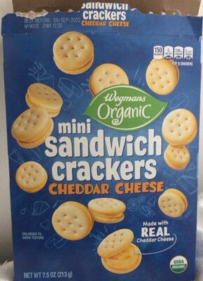 Cheddar Cheese Mini Sandwich Crackers, Cheddar Cheese