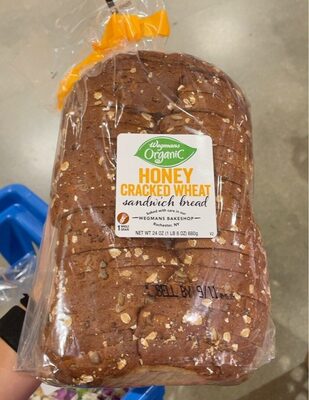 Honey Cracked Wheat Organic Sandwich Bread, Honey Cracked Wheat