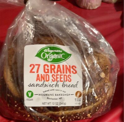 27 Grains And Seeds Organic Sandwich Bread, 27 Grains And Seeds