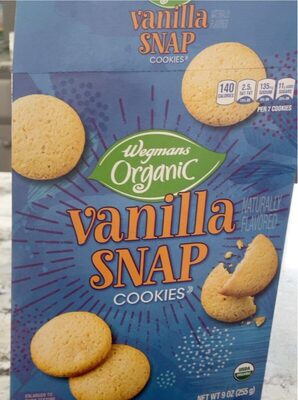 Vanilla Flavored Snap Cookies, Vanilla