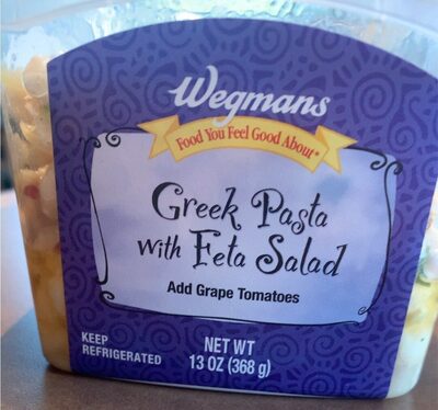 Greek Pasta With Feta Salad, Greek Pasta