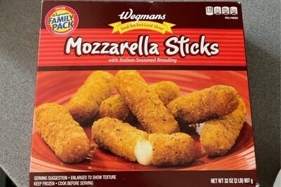 Mozzarella Sticks With Italian-Seasoned Breading, Mozzarella