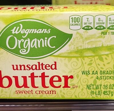 Unsalted Butter Sweet Cream, Unsalted Butter