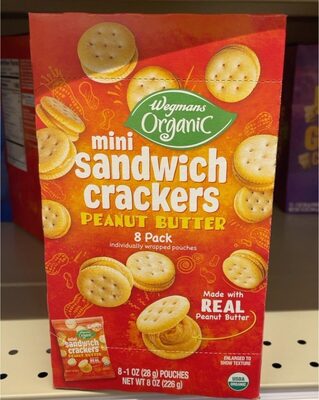 Peanut Butter Mini Sandwich Crackers, Peanut Butter