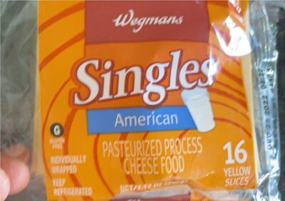 American Singles Pasteurized Process Cheese Food, American