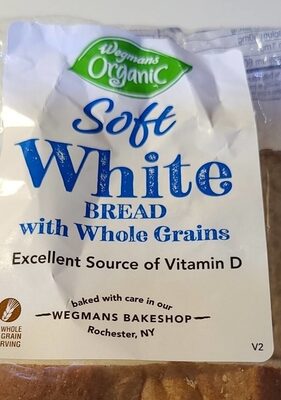 Soft White Bread With Whole Grains, Soft White