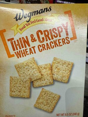 Wheat Thin & Crispy Crackers, Wheat