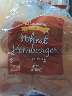Wheat Hamburger Sliced Rolls, Wheat