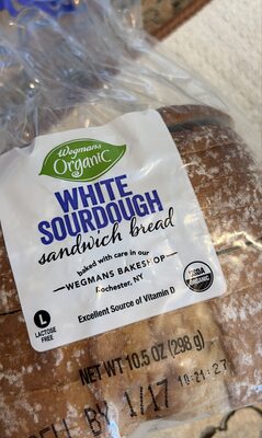 White Sourdough Sandwich Bread, White Sourdough
