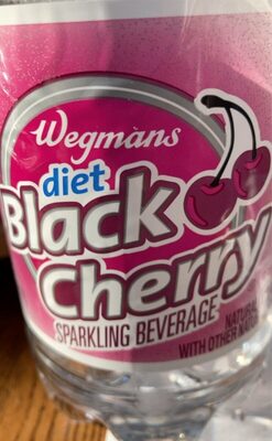 Black Cherry Diet Sparkling Beverage, Black Cherry