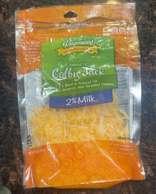 Colby Jack 2% Milk Reduced Fat A Blend Of Reduced Fat Colby And Monterey Jack Shredded Cheeses, Colby Jack