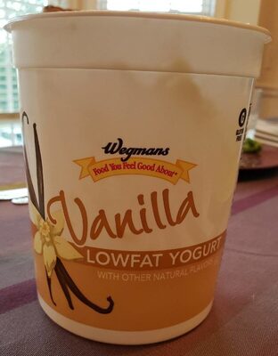 Vanilla Flavored Lowfat Yogurt, Vanilla
