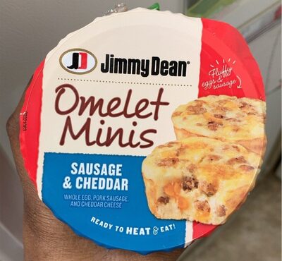 Sausage & Cheddar Omelet Minis