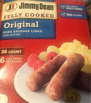 Original Fully Cooked Pork Sausage Links, Original
