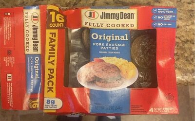 Original Pork Sausage Patties, Original