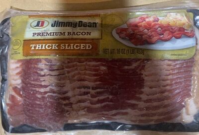 Hickory Smoked Thick Cut Premium Bacon, Hickory Smoked