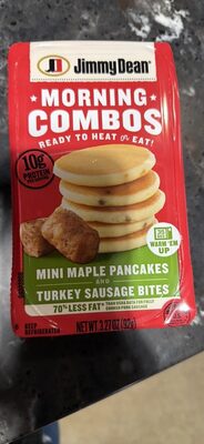 Mini Maple Pancakes And Turkey Sausage Bites Morning Combos, Mini Maple Pancakes And Turkey Sausage Bites