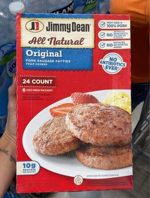Original Fully Cooked Pork Sausage Patties, Original