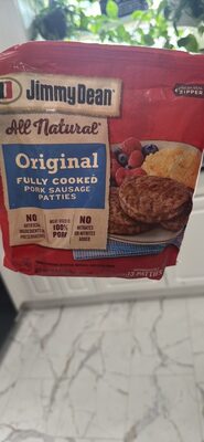 Original Fully Cooked Pork Sausage Patties, Original