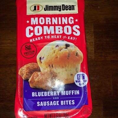 Blueberry Muffin And Sausage Bites Morning Combos, Blueberry Muffin And Sausage Bites