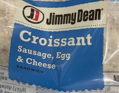 Sausage, Egg and Cheese Croissant Sandwich