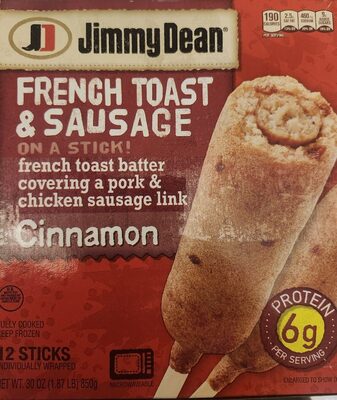 Cinnamon French Toast & Sausage Sticks, Cinnamon