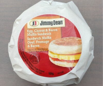 Egg, Cheese & Bacon Muffin Sandwich, Egg, Cheese & Bacon Muffin
